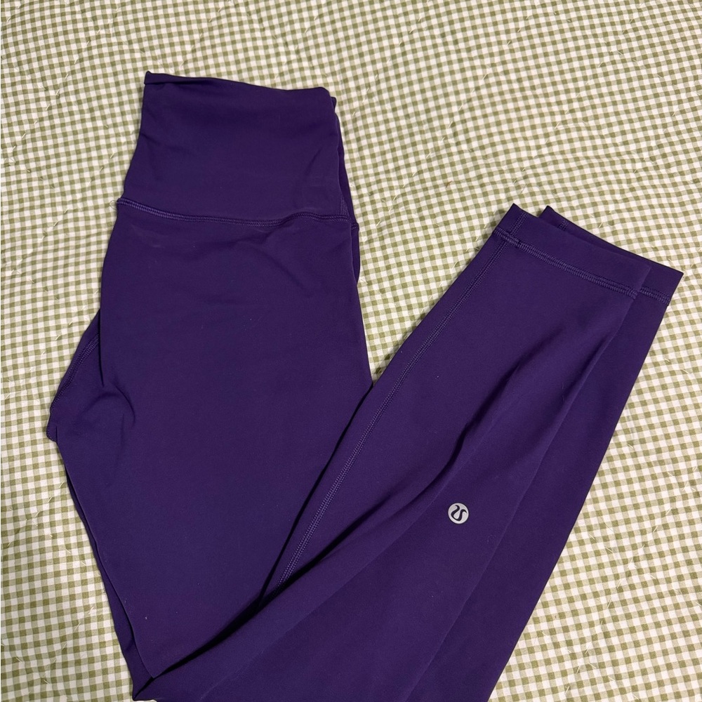 lululemon athletica purple wunder train leggings